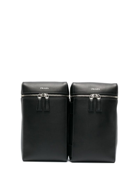 Black Leather Backpack