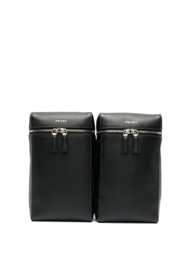 Black Leather Backpack