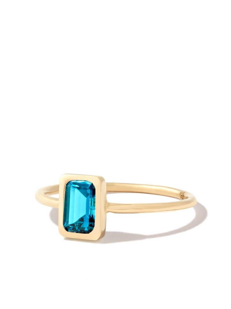 14k Yellow Gold Topaz Ring