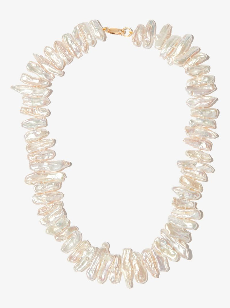 White Pearl Choker Necklace