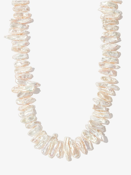 White Pearl Choker Necklace