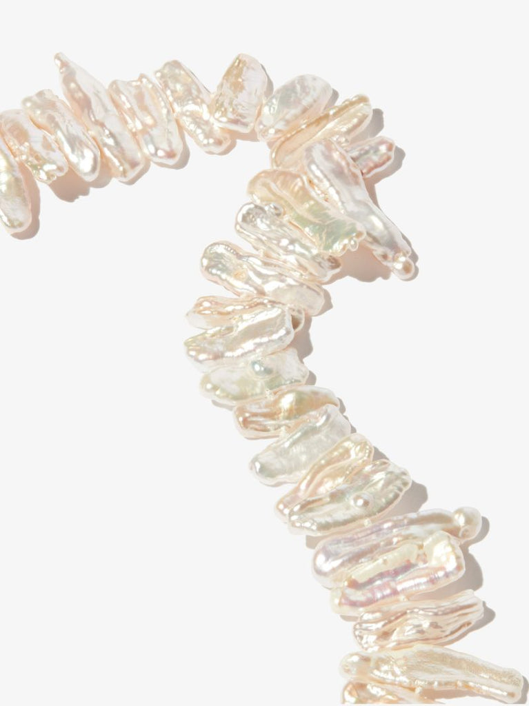 White Pearl Choker Necklace