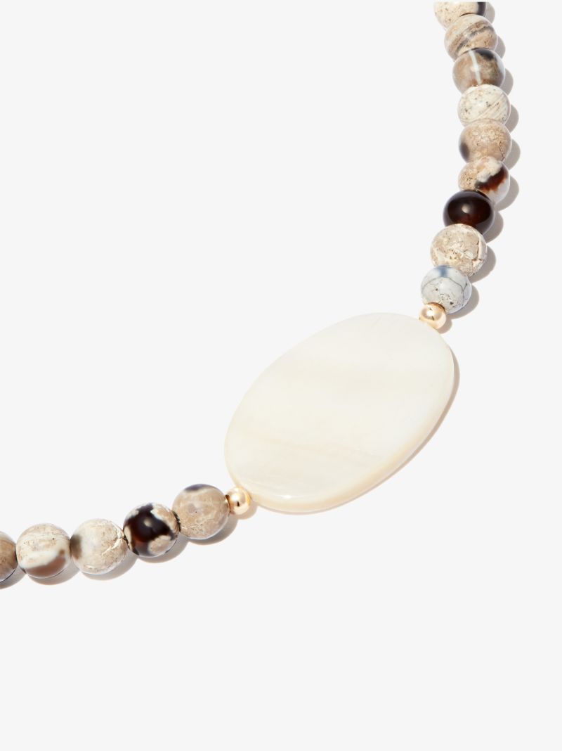 Brown Pearl Beaded Bracelet
