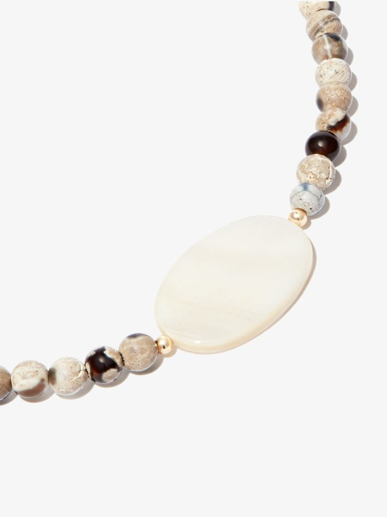 Brown Pearl Beaded Bracelet