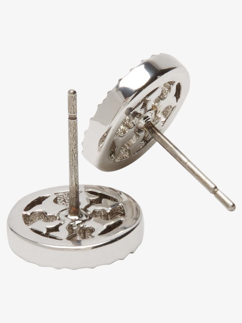Silver-tone Miller Stud Earrings