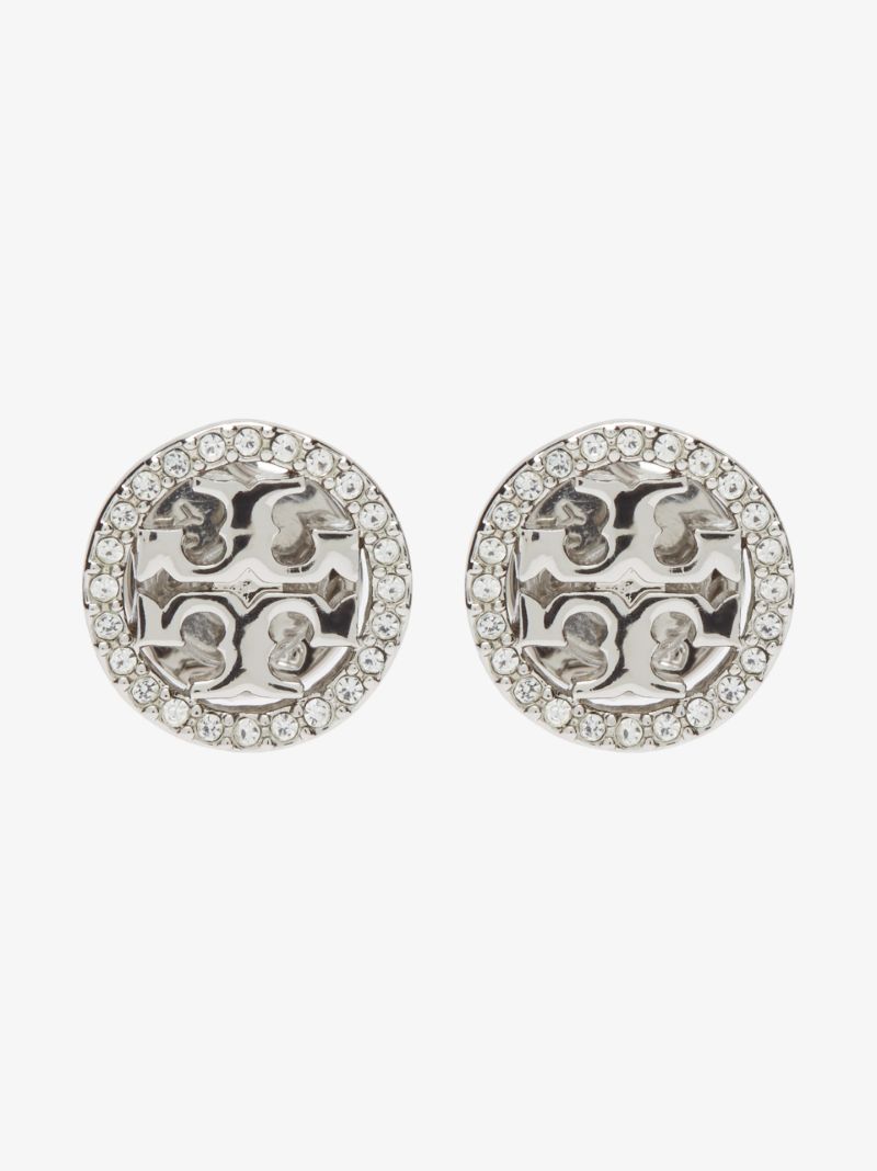 Silver-tone Miller Stud Earrings