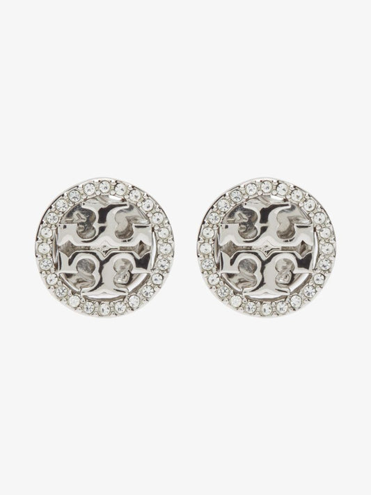 Silver-tone Miller Stud Earrings
