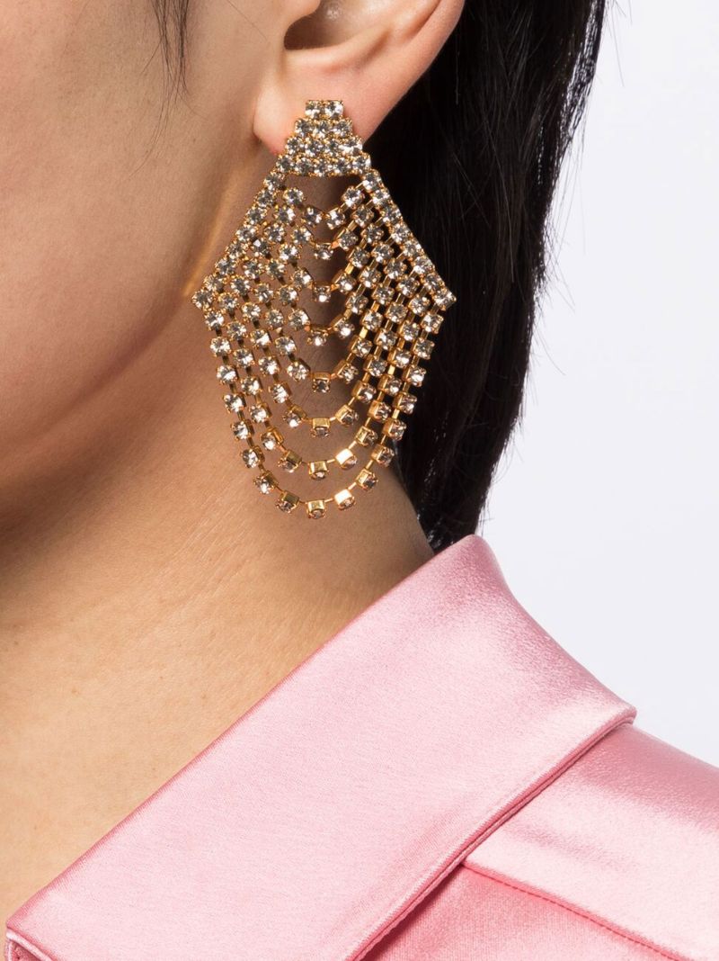 Gold-plated Seraphina Cascade Earrings