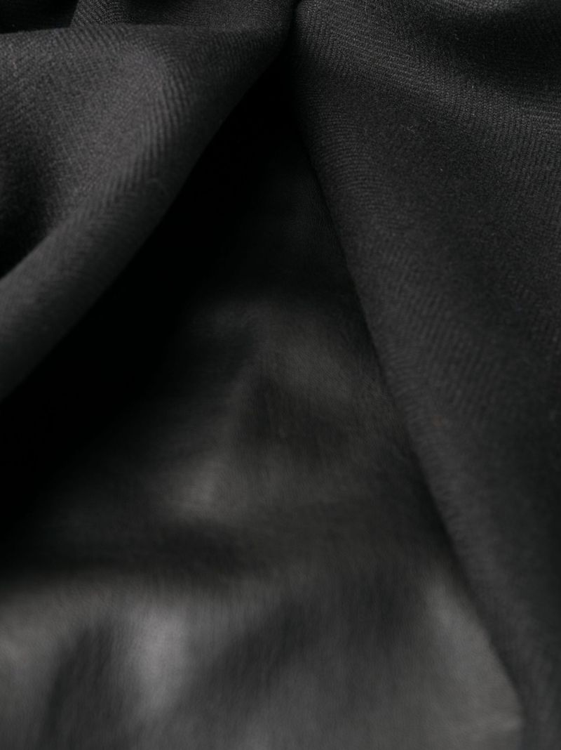 Black Bandeau Puff Ball Midi Dress