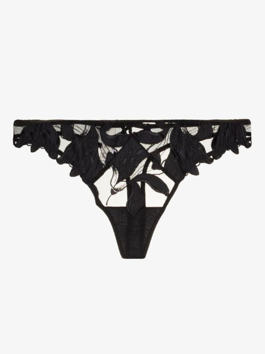 Lily Embroidered Hipster Thong