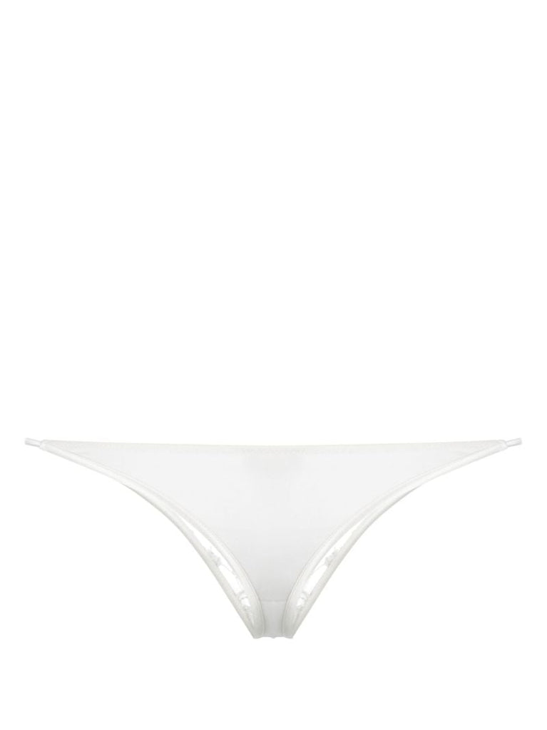 White Midnight Botanica Sheer Thong