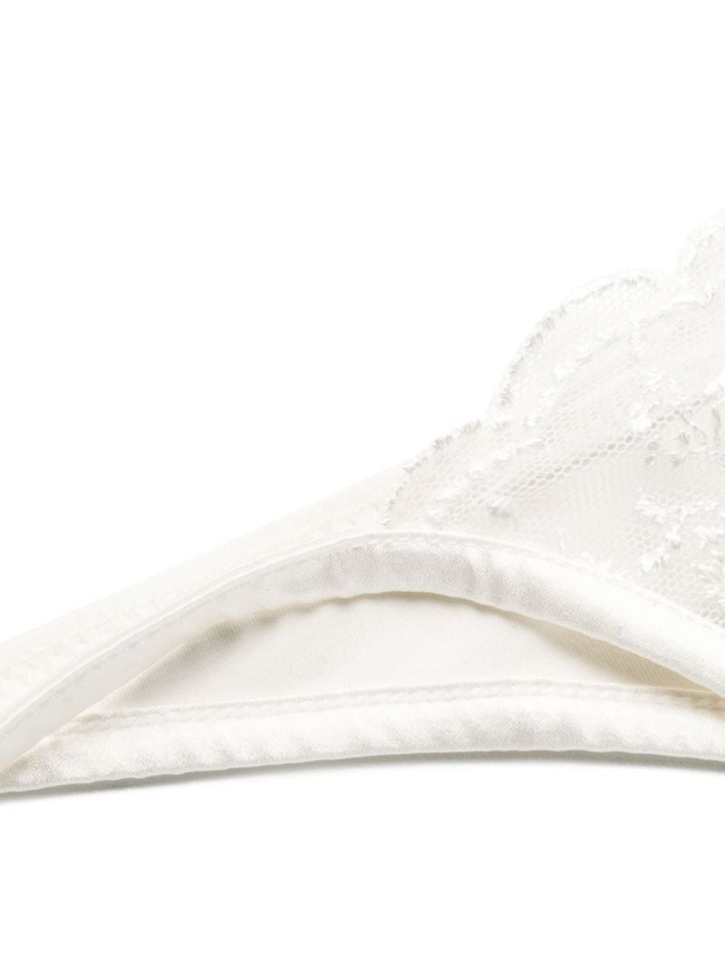 White Midnight Botanica Sheer Thong