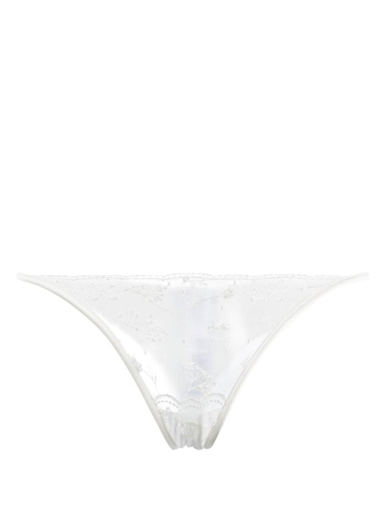 White Midnight Botanica Sheer Thong