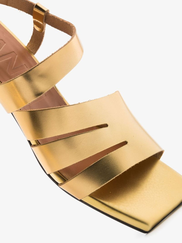 Gold 60 Leather Sandals