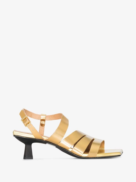 Gold 60 Leather Sandals