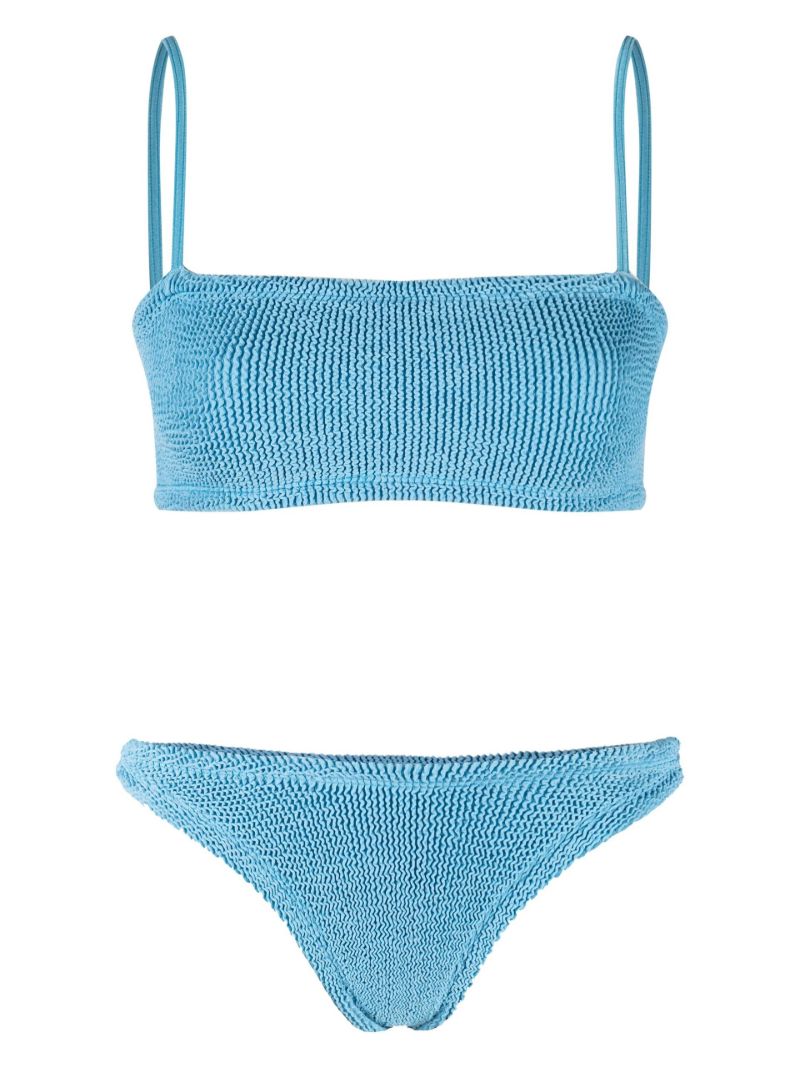 Blue Gigi Crinkle Bikini