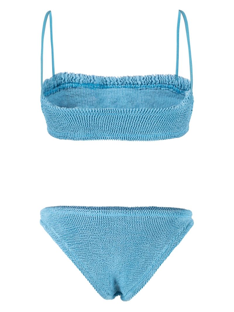 Blue Gigi Crinkle Bikini