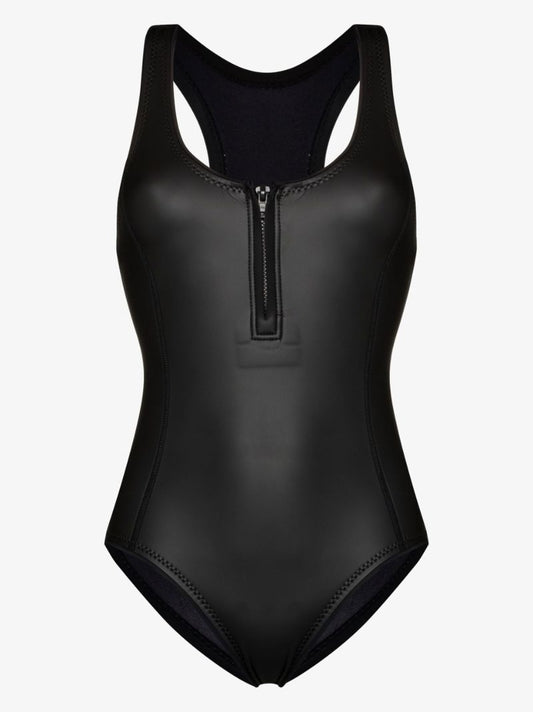 Elle Quarter-zip Swimsuit