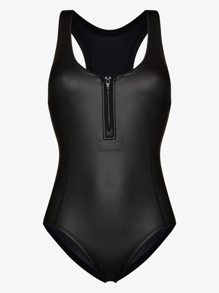 Elle Quarter-zip Swimsuit