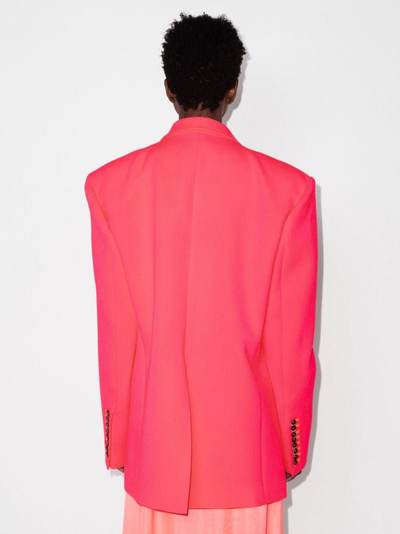 Pink Single-breasted Blazer