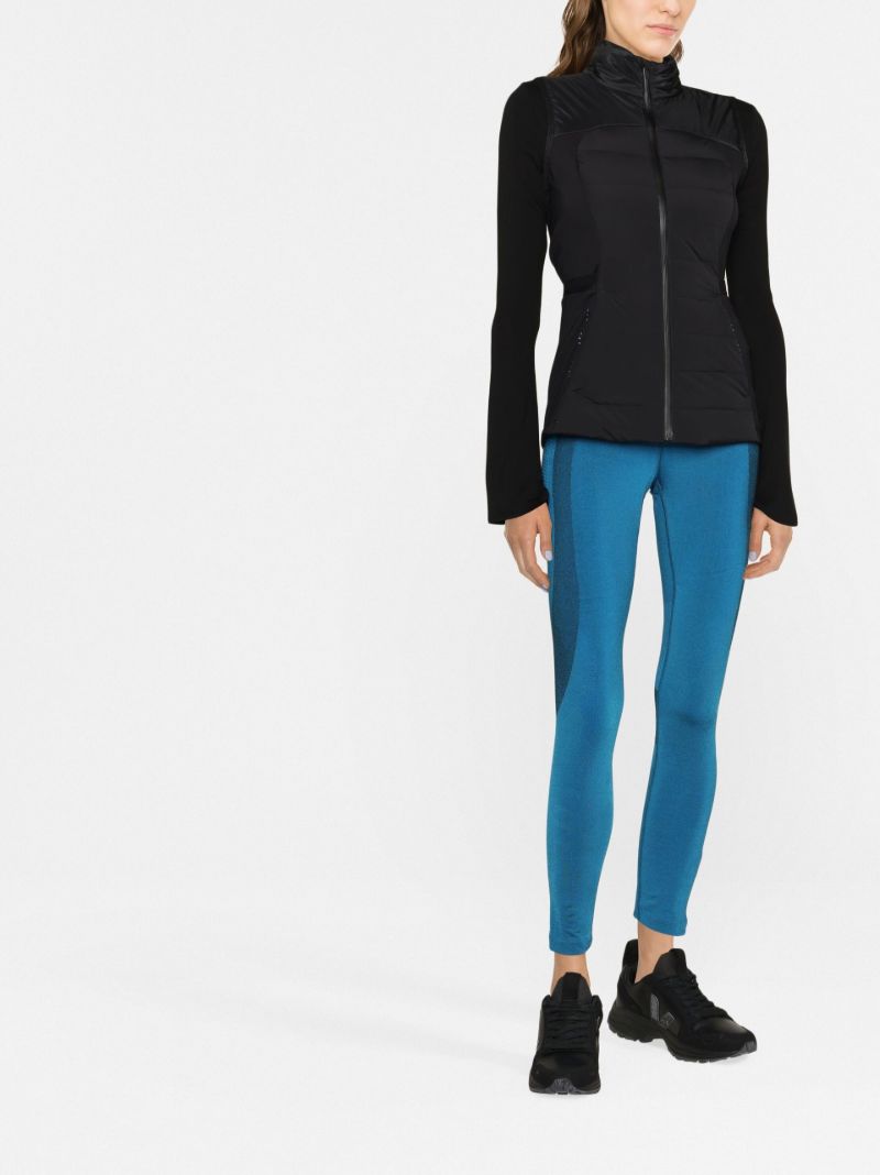Black Down for It All Running Gilet