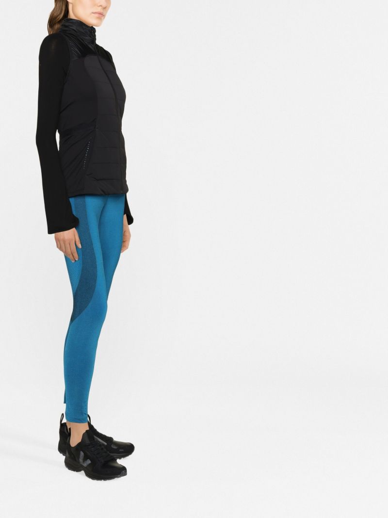 Black Down for It All Running Gilet