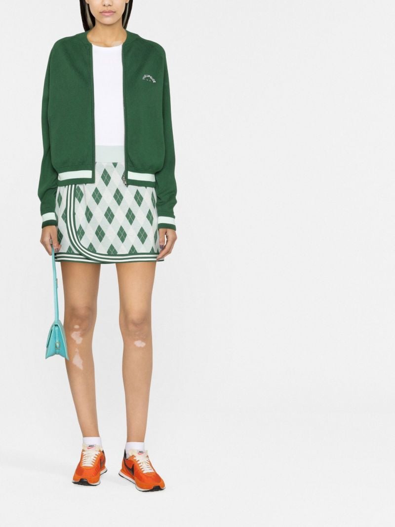 Green Clubhouse Reece Cotton Mini Skirt