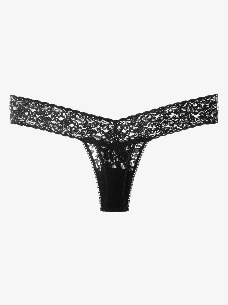 Black Classics Low-rise Thong Set