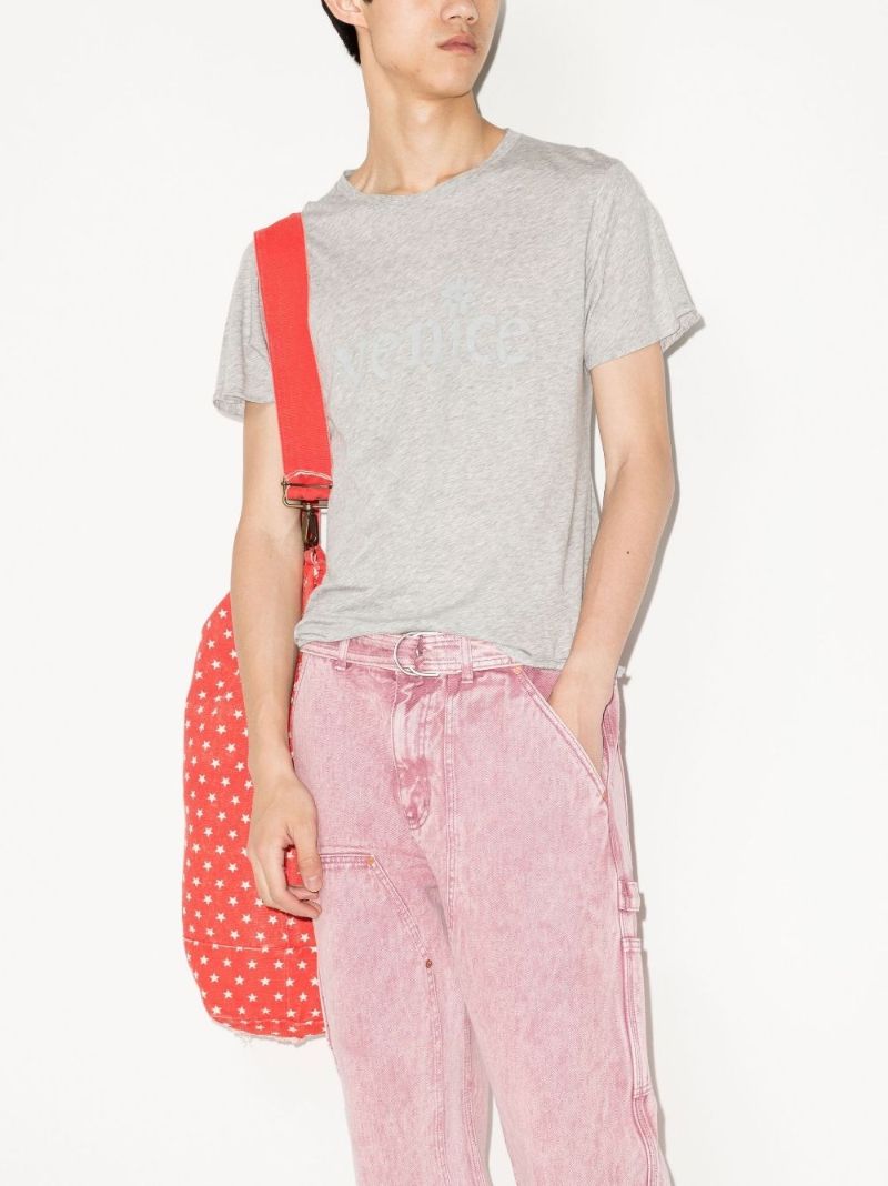 Venice Print Cotton T-shirt