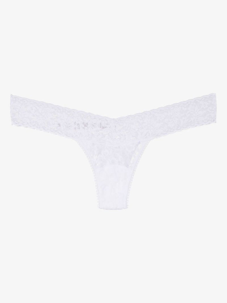 White Classics Low-rise Thong Set