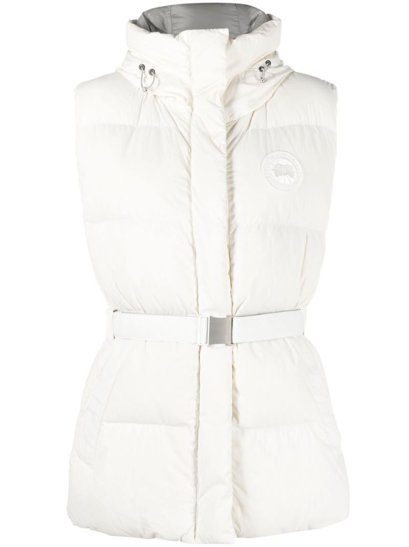 White Rayla Padded Gilet