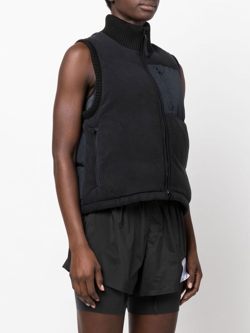 Black Venture Padded Fleece Gilet
