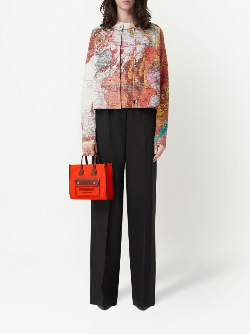Orange Freya Mini Tote Bag