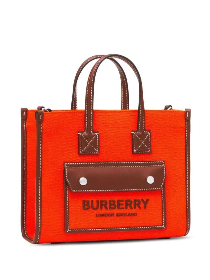 Orange Freya Mini Tote Bag