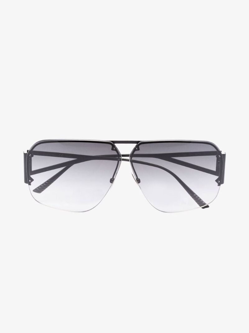 Black Classic Aviator-style Sunglasses