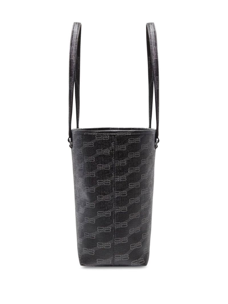 Black Bb Monogram Tote Bag