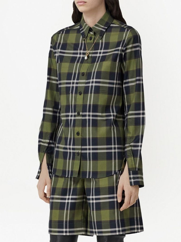 Green Checked Shirt