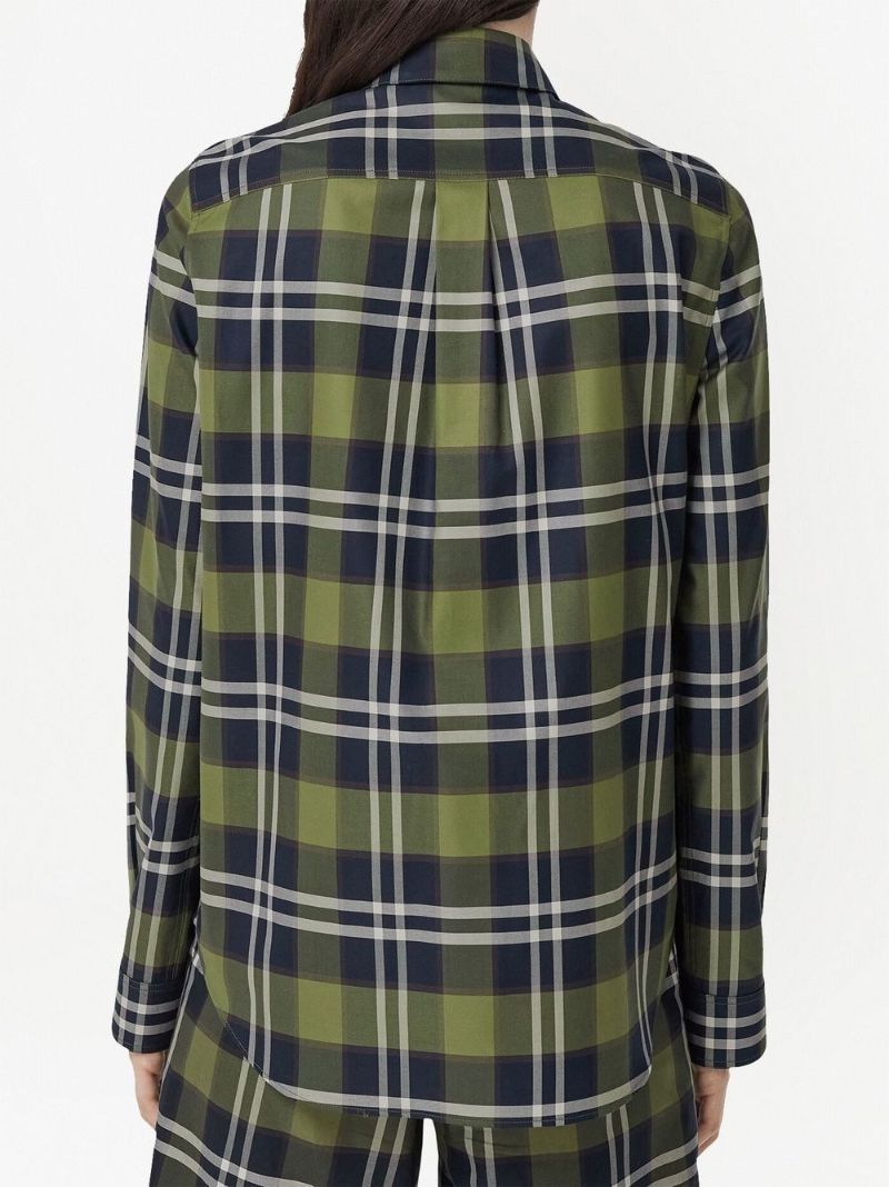 Green Checked Shirt
