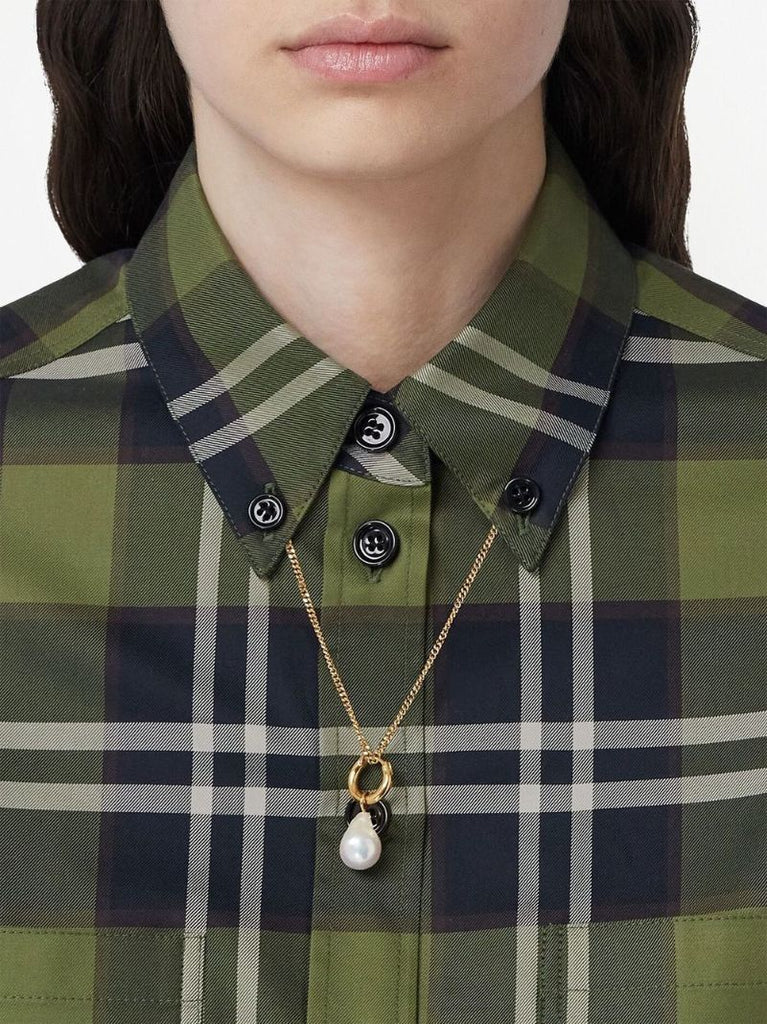 Green Checked Shirt