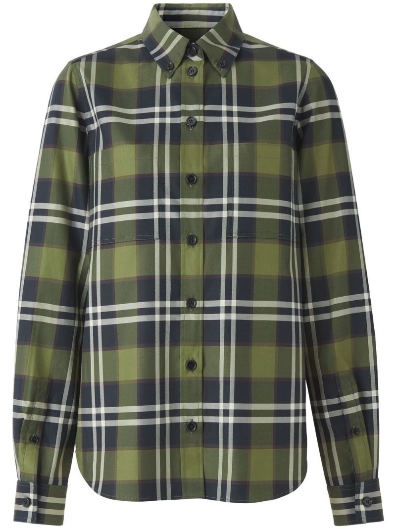 Green Checked Shirt