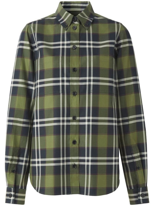 Green Checked Shirt