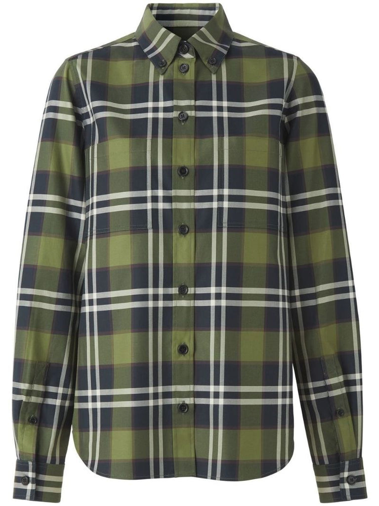 Green Checked Shirt