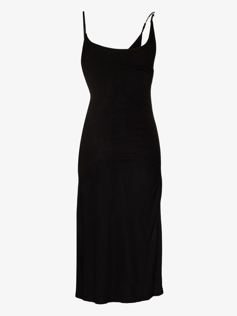 Negative Space Cutout Midi Dress