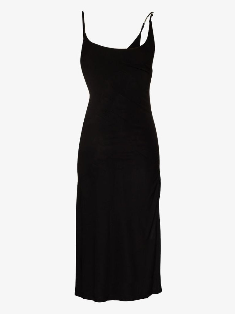 Negative Space Cutout Midi Dress