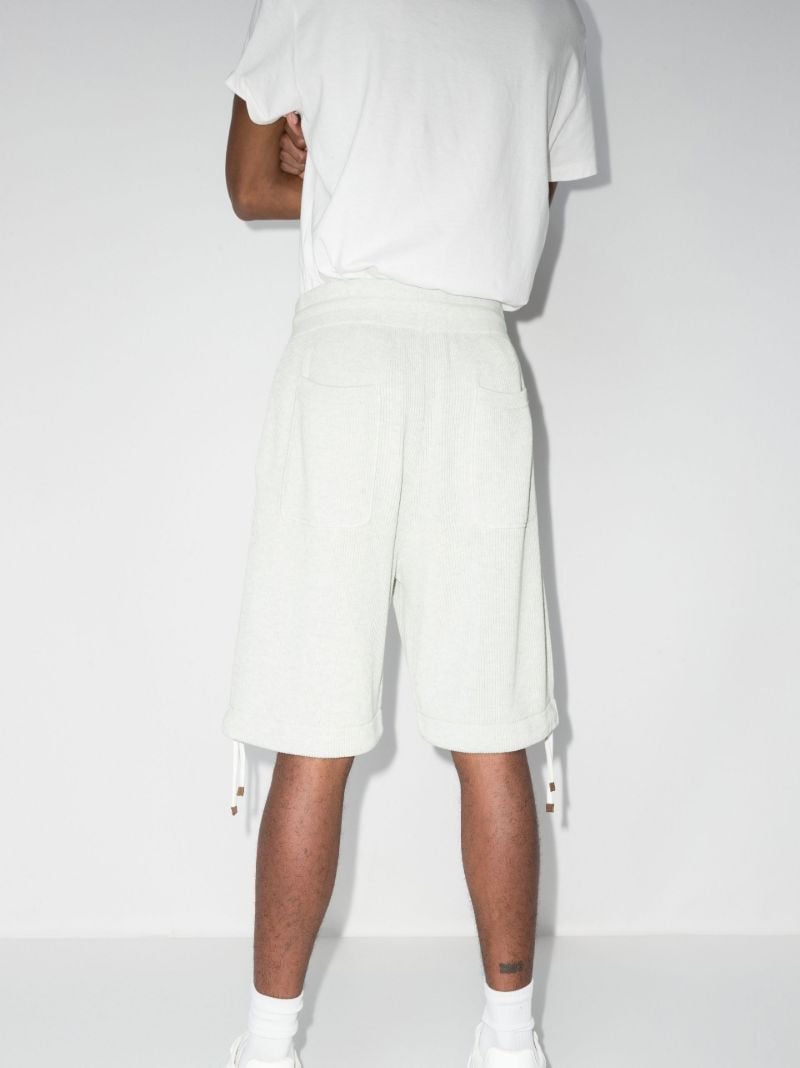 Grey Cotton Bermuda Shorts