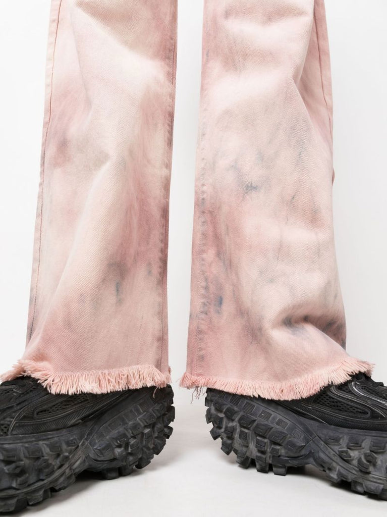 Pink Tie-dye Boyfriend Jeans