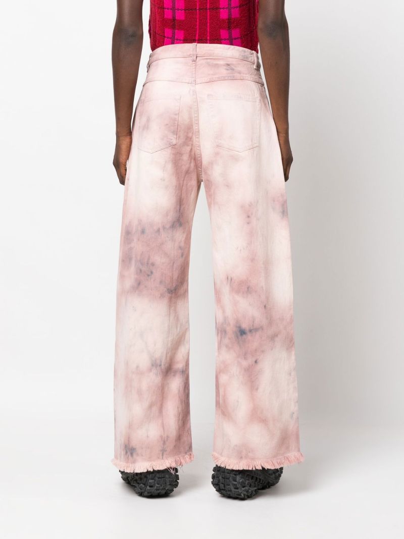 Pink Tie-dye Boyfriend Jeans