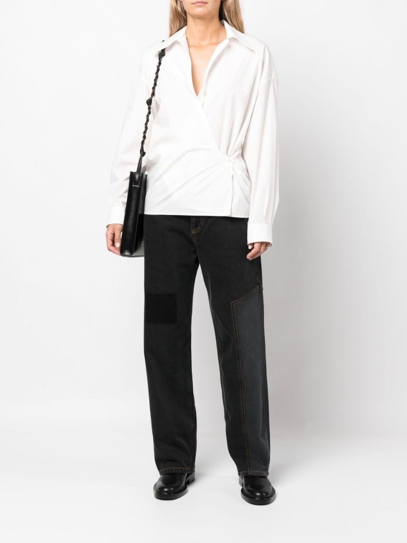 Black Skater Wide Leg Jeans