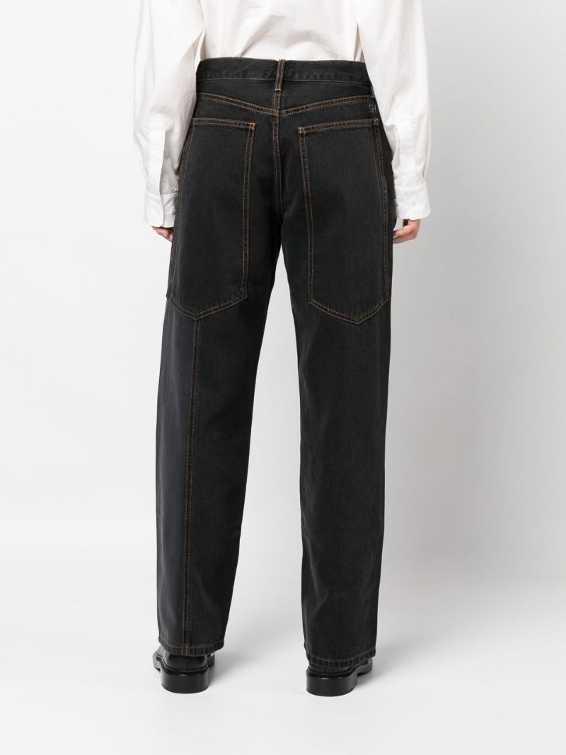Black Skater Wide Leg Jeans