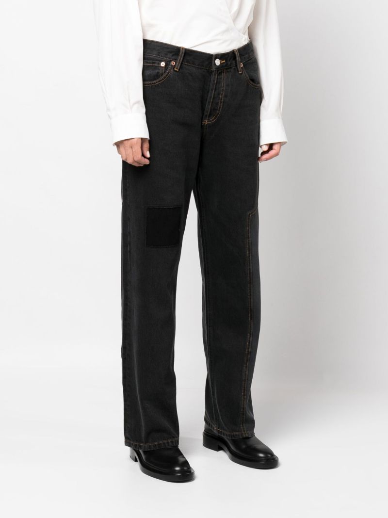 Black Skater Wide Leg Jeans